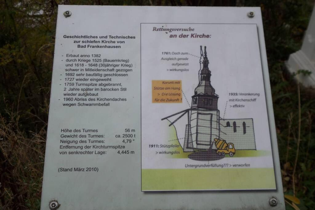 Apartment Am Kurpark Bad Frankenhausen Eksteriør billede